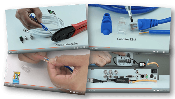 Configuração de sistema de monitoramento remoto no celular com acesso P2P