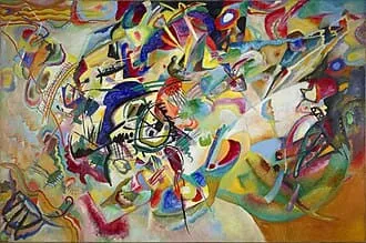 Kandinsky — Composição VII, abstração e emoção cromática