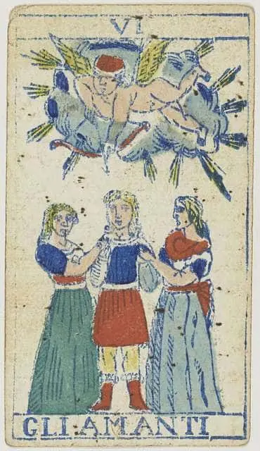 Carta de Tarô: VI — Os Enamorados