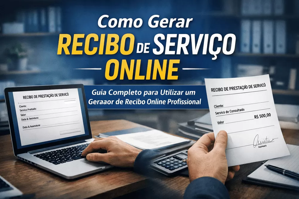 Como Gerar Recibo de Serviço Online: Guia Completo para Utilizar um Gerador de Recibo Online Profissional
